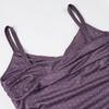 Canottiera Y2K a Pois Senza Schiena Arricciata - Canotta Sexy Modellante Stile Europeo & Americano per Donne