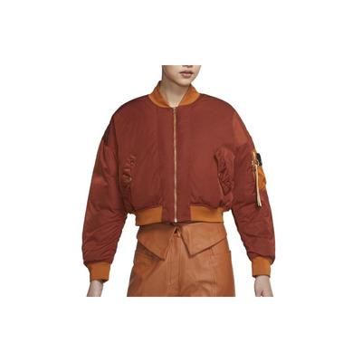 Flight Bomberjacke Damen Jacken Dunkelorange CW6449-832