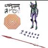 Evangelion Unit-01 Action Figure, EVA-01 Model Kit, 18cm Movable Joints, with Weapons Accessories, Collectible Display Toy