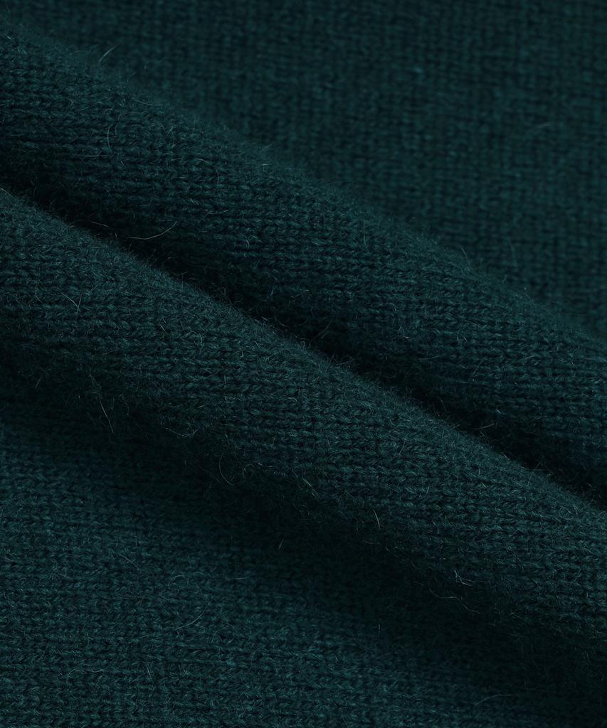 BROOKS BROTHERS [Heritage] Wool Cashmere Solid Sweater (Dark Green) (Bbwrmhg412)