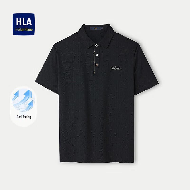 HLA Men s Fashion Cool-Feel Short Sleeve Polo Shirt XL