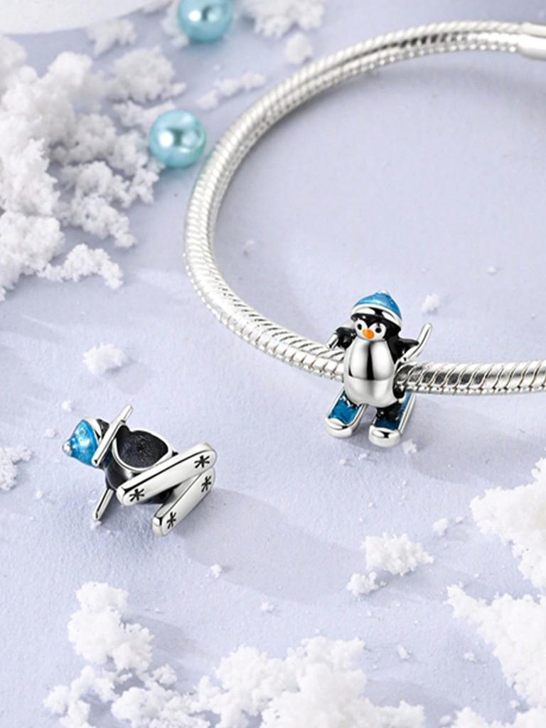 Black Cat Hugs Heart Arctic Bear Beads Charm Copper Plated Fit Charms Copperoriginal Bracelet For Jewelry Making Diy Charm