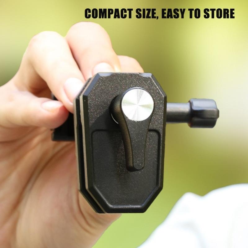 Aluminum Alloy Motorcycle Camera Mount With AntiVibration Windshield Clamp Mounts Compatibility for Action 5Pro/4/3