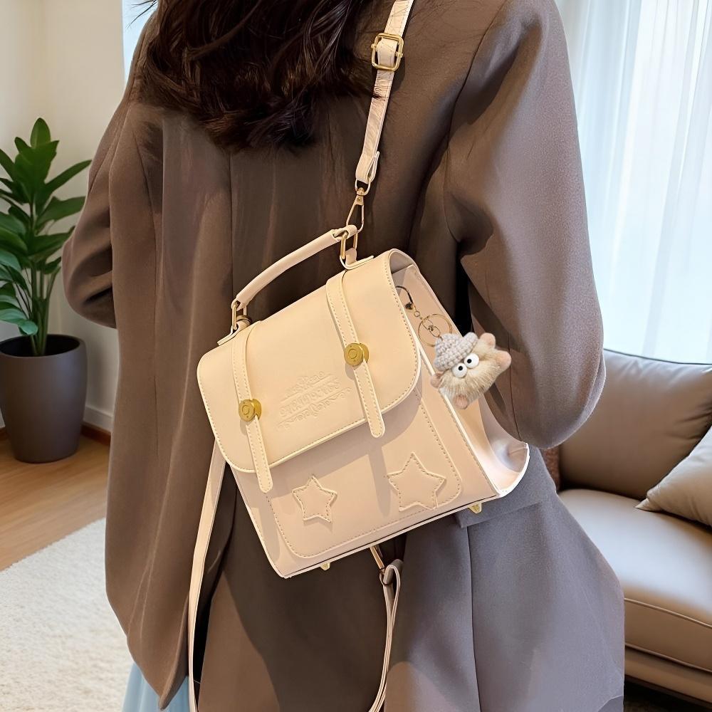 Japanese Backpack Women's Backpack Niche Design Bag 2025 New Trendy Fashion Versatile Messenger Bag Handbag