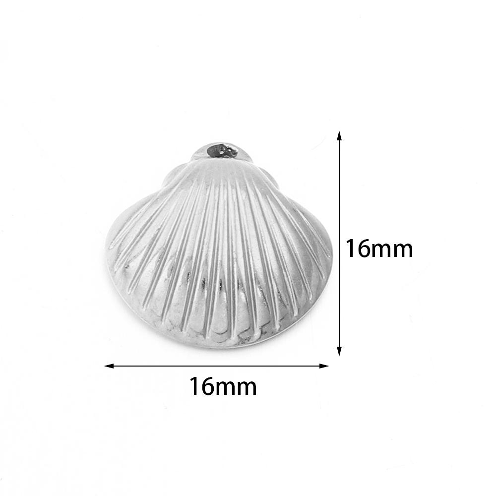 2Pcs Stainless Steel Marine Animal Pendant Dolphin Starfish Shell Shape Charms For Jewelry Making DIY Fashion Necklace Earrings