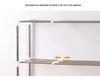 Retractable Stainless Steel Microwave and Bathroom Organizer Shelf