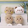 Plush Bear Pendant Toy With Chicken Leg Design For Kids And Adults