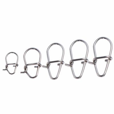Pesca Fishing Hooked Snap Pin Swivel Lure Connector Lures Hooks Clips Fishing Lure Connector