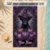 Halloween Theme Soft Beach Towel Personalized Custom Name Text Towel Portable for Beach Pool Travel