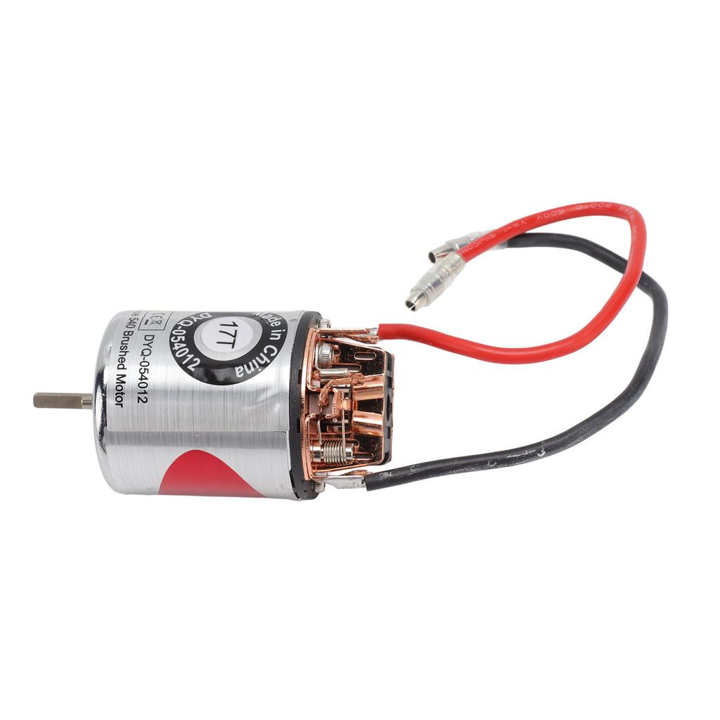 RC Brushed Motor 540 Waterproof High Torsion Brushed Motor with External Replaceable Carbon Brush
