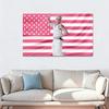 Bang Chan Pink USA Flag Tapestry skz  Inspired Wall Art Kpop Room Decor  Concert Gift for STAY Fans Aesthetic Wall