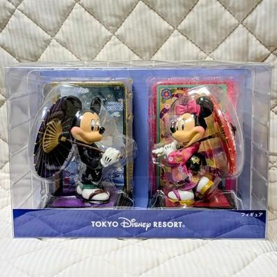 Tokyo Disney Resort Mickey Minnie Figure Set Japanese clothing Kimono JAPAN 2026