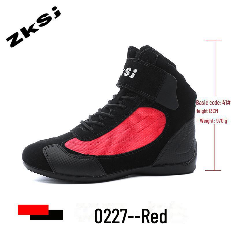Men's Breathable Anti-Collision Motorcycle Riding Boots