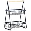 2-TIER STACKED FRUIT AND BREAD BASKET 229155