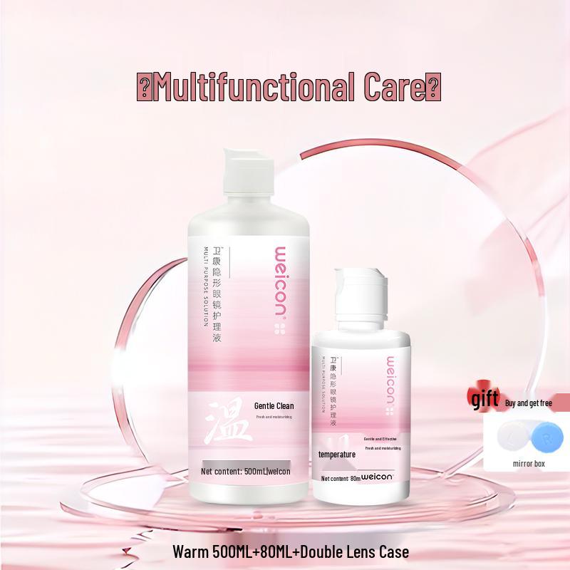 ვეიკანგ ჩენსი ფერადი კონტაქტური ლინზების ხსნარი ქალებისთვის - მიოპიის მოვლა, ხელმისაწვდომია დიდ და პატარა ბოთლებში