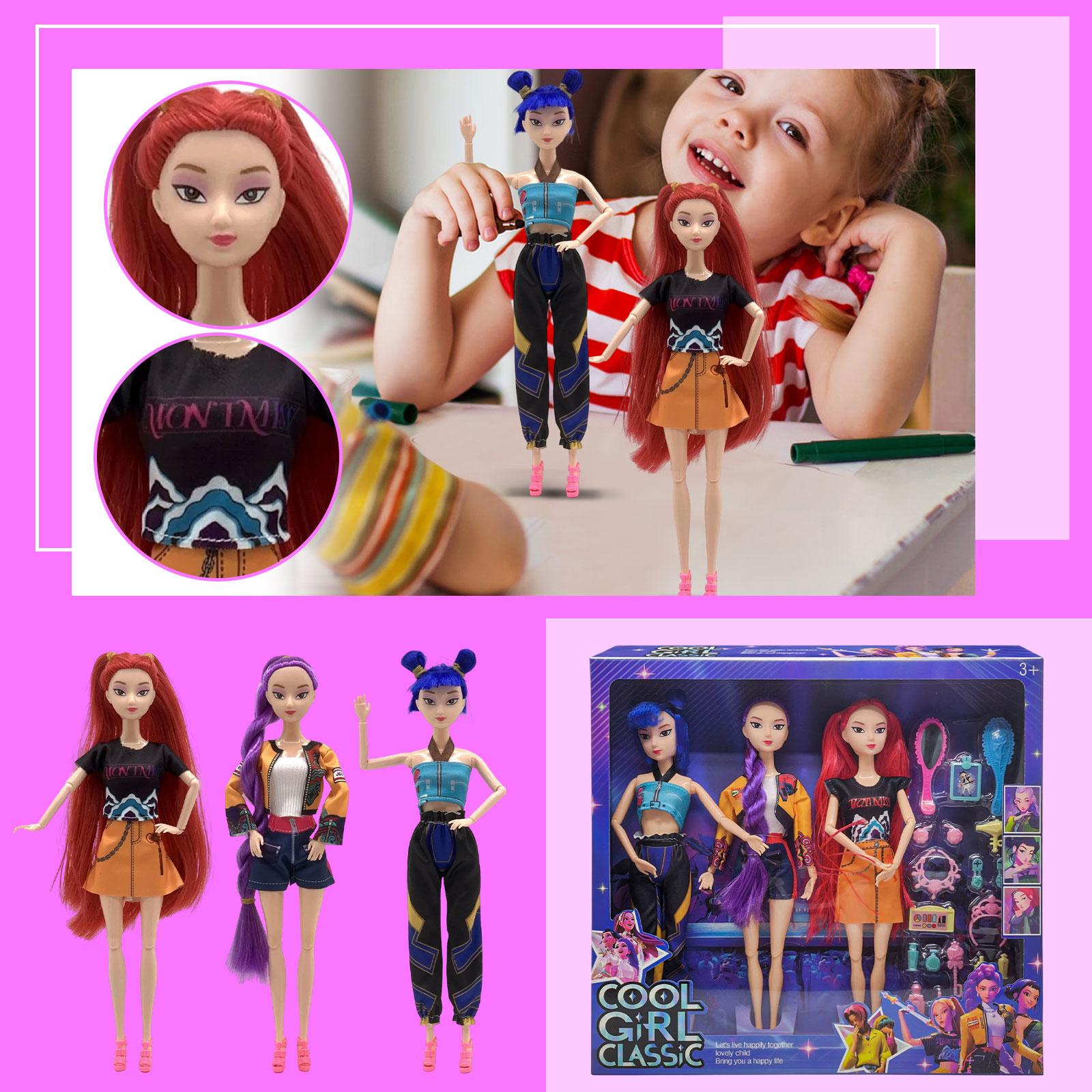 

These 11.5-inch, Fully Articulated Girl Group Dolls Are An Excellent Choice For Collectible Toys And Creative Gifts. One Size красный