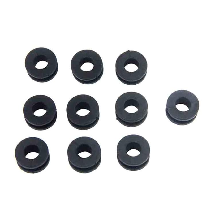 10x Rubber Side Cover Grommets Upper Tail Lower Middle Fairings Rings Nuts