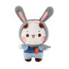 Cute Anime Bubu Dudu Plush Toy—Dressed In Rabbit and Fox Costumes Kawaii Stuffed Animal Couple Doll for Friends Gift Room Decor