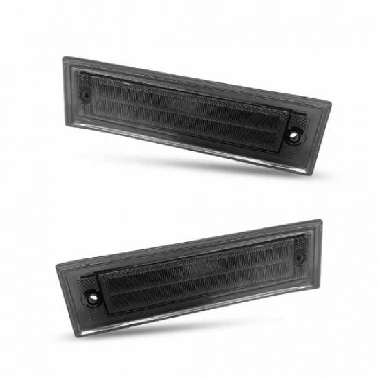 Smoked Side Marker Lights Housing For Chevrolet R2500 R3500 V3500 Pickup 1987-91