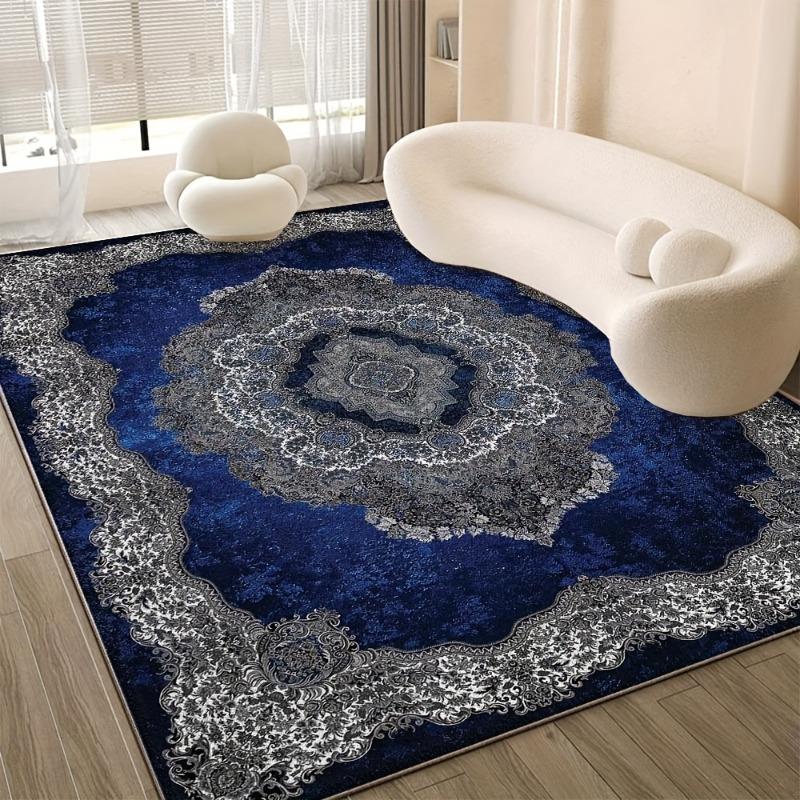 Vintage Persian Carpet for Living Room Decoration Rugs for Bedroom Decor Carpets Home Thicken Floor Mats Washable Rug