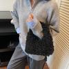 Autumn New Fashi Crossbody Bags Women Luxury Designer Handle Bags Simple Cute Plush Casual Casual Shoulder Bag