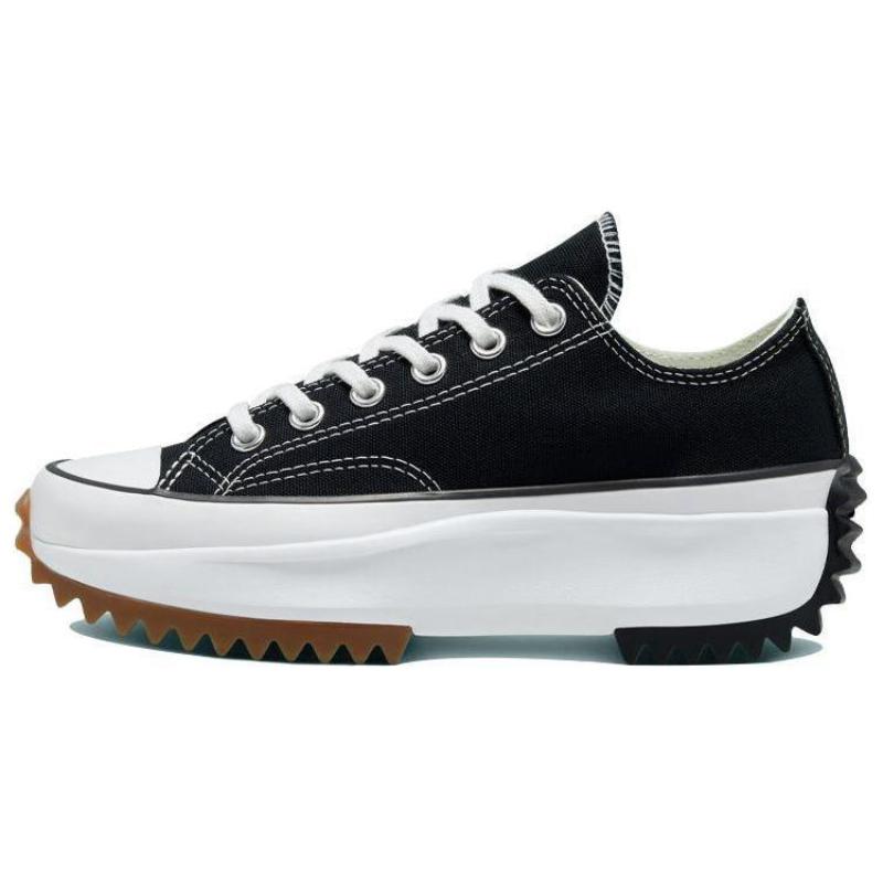 

Converse Run Star Hike Round-toe Lace-up Low-Top Espadrilles Unisex Black 42