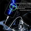 66WPD Dual USB Port Car Charging Head Car Charging Head 2A Mobile Phone Charger Fast Charging