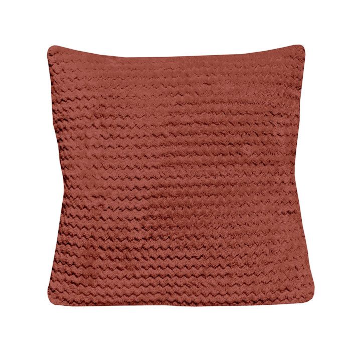 45x45 Cm COCOONING Brick Cushion, by Soleil d'Ocre