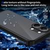 KEYSION Matte Translucent Black Phone Case for VIVO Y05 Silicone+PC Anti-slip Shockproof Back Cover for VIVO Y11 5G Y11d Y21 5G