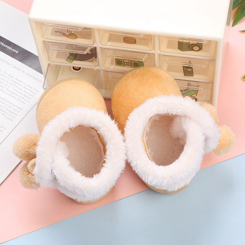 Warm Toddler Snow Boots Fleece Infant First Walking Shoes NEW Baby Footwear Winter