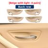 2PCS/4PCS Car Door Handle Bowl Trim With Ambient Light Interior Pull Handle Cover For BMW 5 Series F10 F11 2010-2015 520i 523i