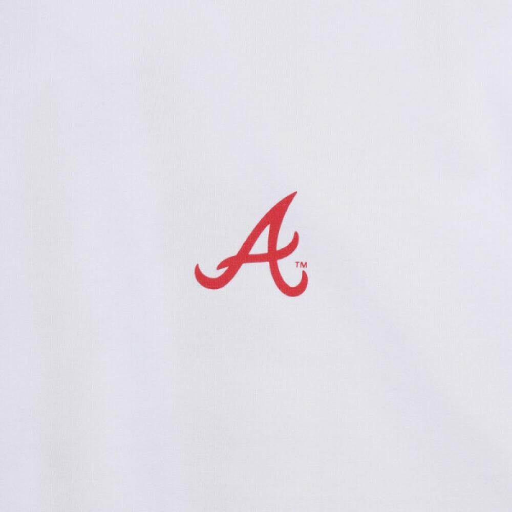 New Era ATlanTa 59fifTy Circle T shirT whiTe