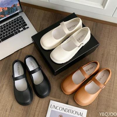 Sommer neu 2025 Modische Flache Schuhe Weiche Sohle Anti-Rutsch Verschleißfest Damen Schuhe Einfach Dicke Sohle Ein Riemen Knopf Sandalen