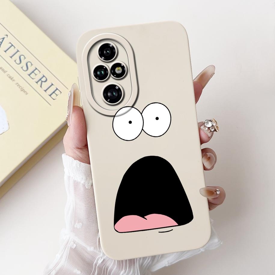 For Honor 200 Pro Case ELP-AN00 Phone Cover Popular Flower Avocado Soft Silicone Matte Fundas For Honor 200Pro Protective Bumper