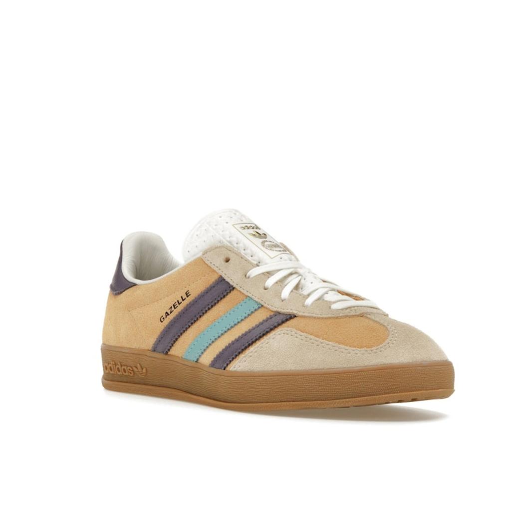 Adidas Gazelle Indoor Glow Orange Shadow Violet Trampki Unisex Off-White IG1636