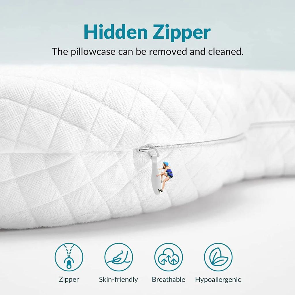 Poduszka na łóżko z pianki Memory Foam Face Relaxed Wrinkle Prevention Anti Aging Anti Wrinkle Beauty