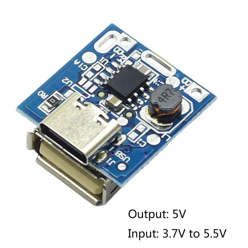 Pack of 10pcs 5V Step Up Board for Lithium Battery Charging Protections with Build-in Intelligent Temperature Control