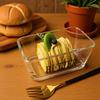 Glass Butter Dish with Lid and Spatula