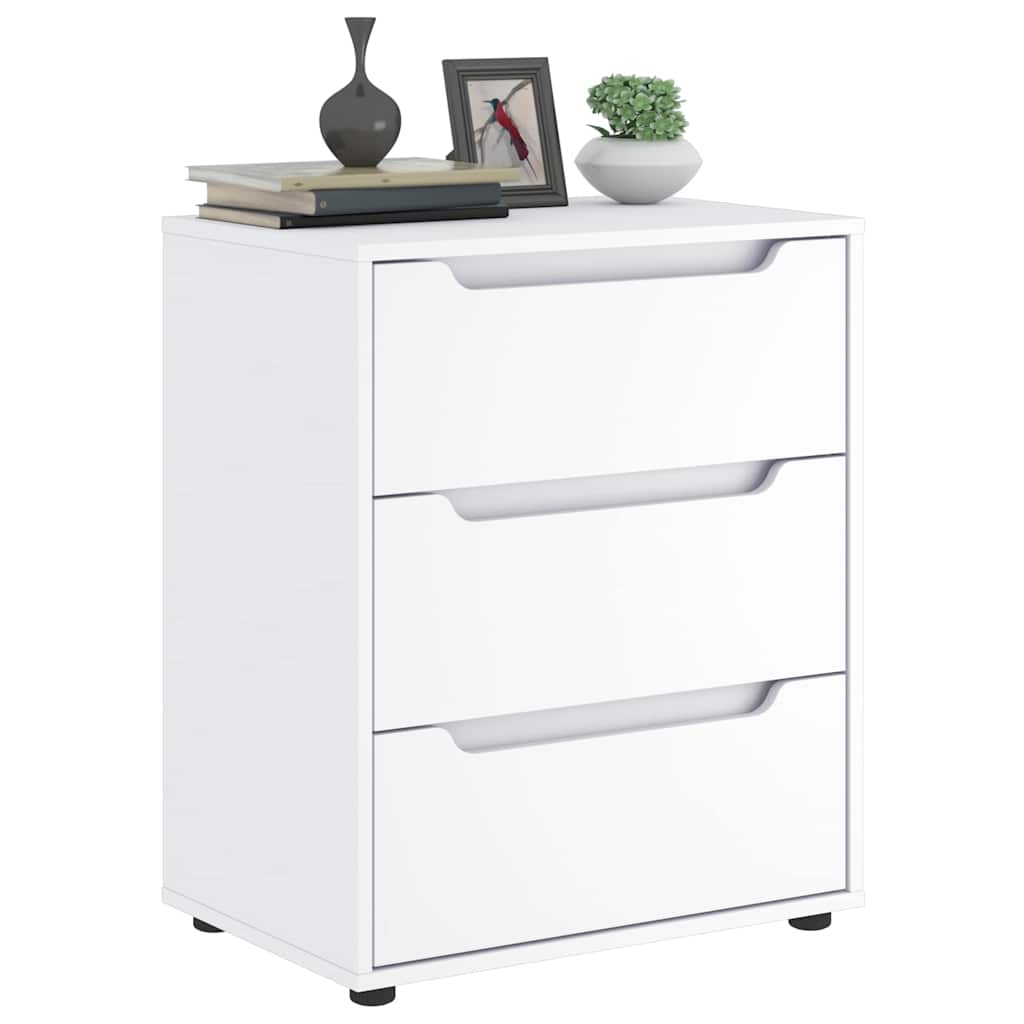 VISNES Sideboard White 60 x 40 x 73 cm Engineered Wood