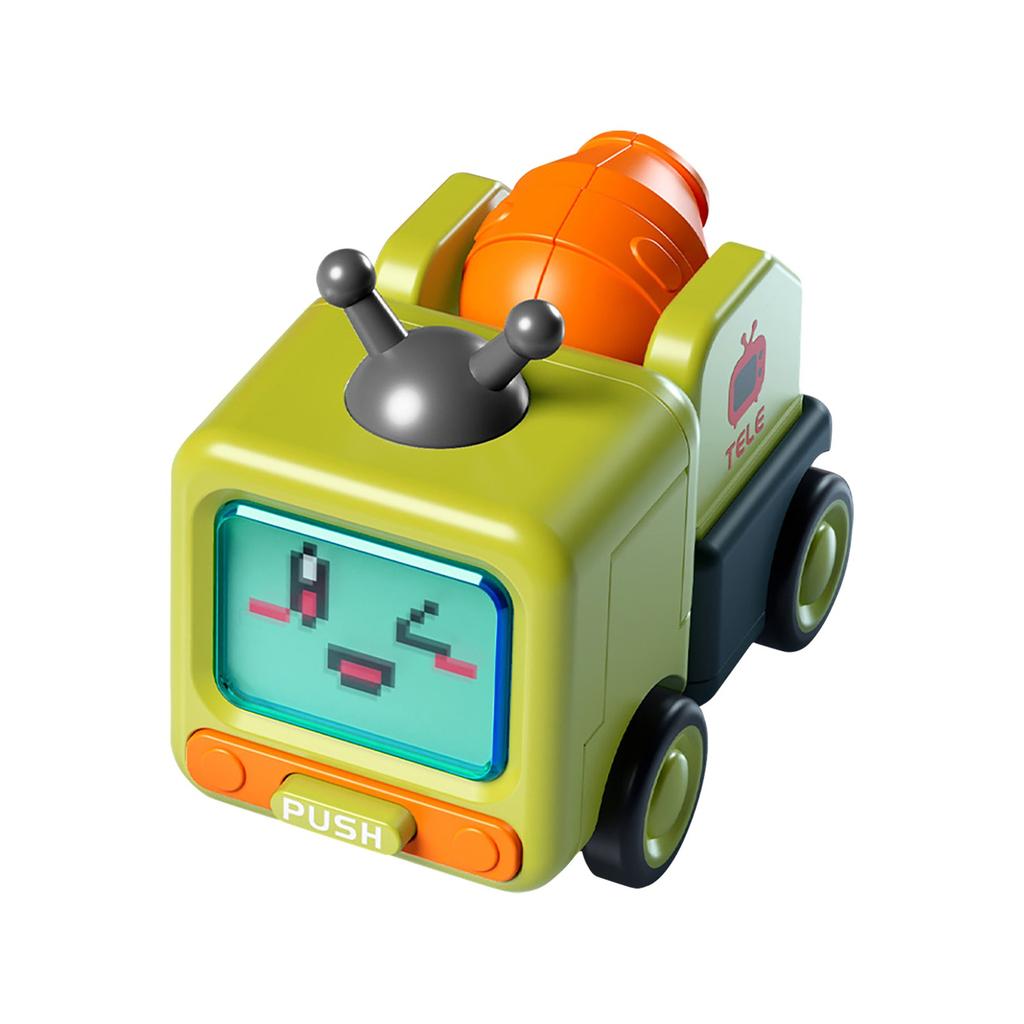 Transformable Excavator, Inertial Bumper, Transformable Robot, Engineering Vehicle Toy For Male Children