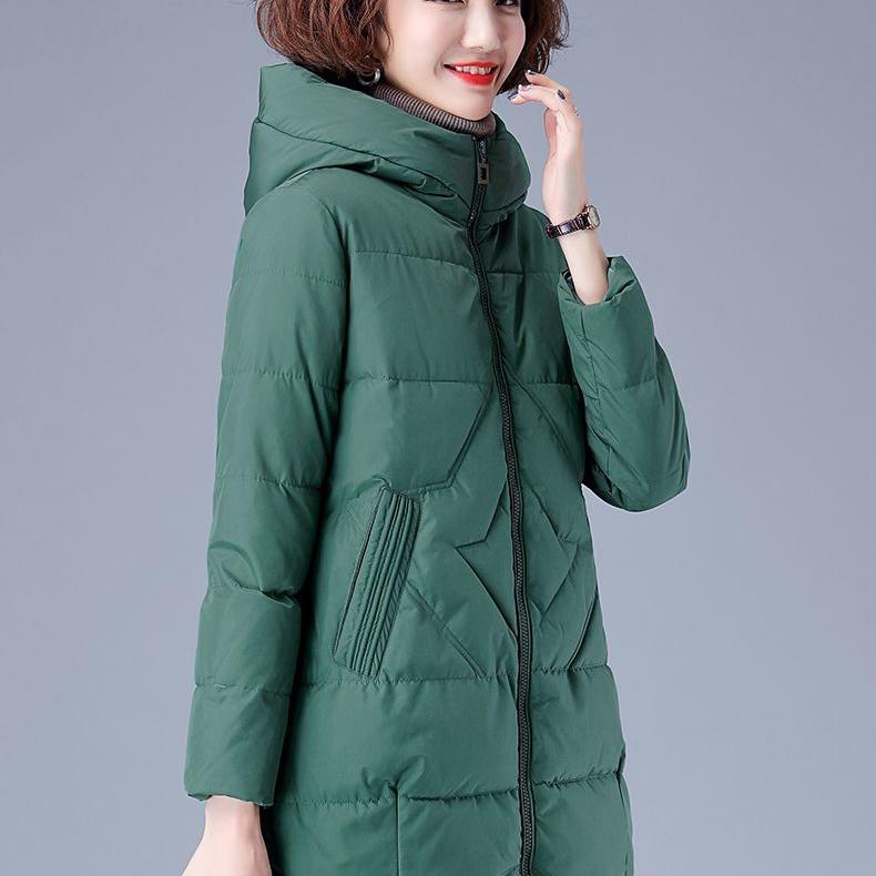 Купить WTEMPO Женщины Зимняя куртка Длинная теплая Parkas Женская ...