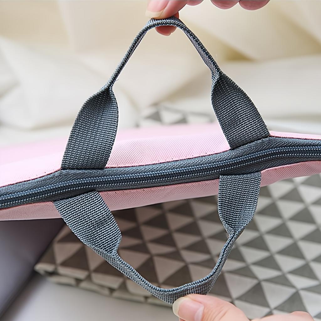 1 Stück Büro Mehrschichtige A4-Dokumententasche - Handgehaltene Laptoptasche, Leinwand-Aktentasche mit Handyfach