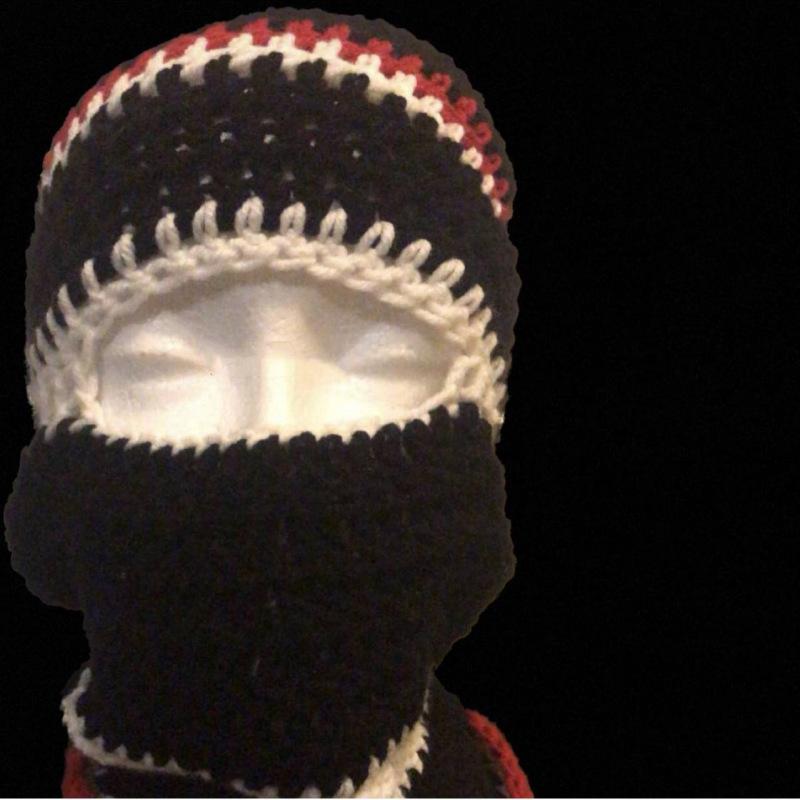 New Halloween Witch Hat Handmade Crocheted Wool Hat Festive Funny Autumn and Winter Warm Pullover Hat