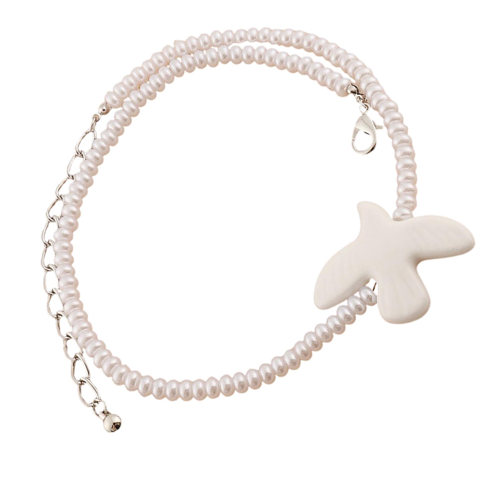 

Элегантное ожерелье в виде белого голубя мира, символизирующее любовь и надежду, стильные серьги-подвески, подходящие для женщин и девушек, подарок 5