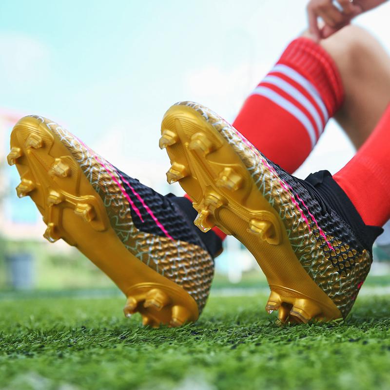 Fußballschuhe Herren Fußballschuhe Schuhwerk Outdoor-Training Professionelles Spiel Fußballschuhe Teenager Futsal Sportsneakers