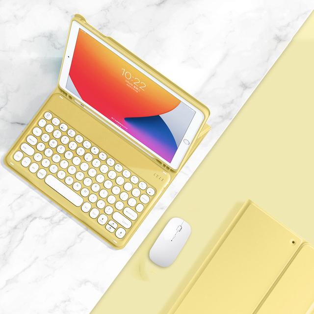 Etui na iPad Mini 6 2021 8,3 cala z klawiaturą, magnetyczna okładka na iPad Mini 4 5, składane inteligentne skórzane etui, klawiatura bezprzewodowa