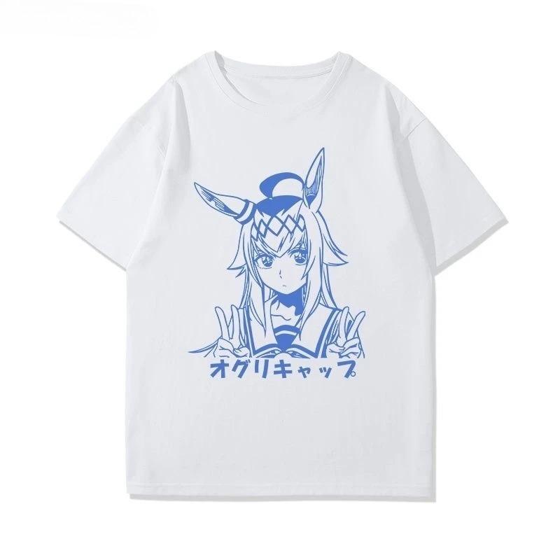 

Uma Musume Pretty Derby Graphic Print TShirt Unisex Women Harajuku Gothic Fashion Top pure Cotton Solf Summer New Tee Streetwear 4XL