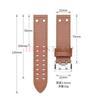 20 22mm Genuine Leather Watch Strap for Hamilton Khaki Aviation Field Navy H70595593 H77616533 Business Watchband Men Wristband