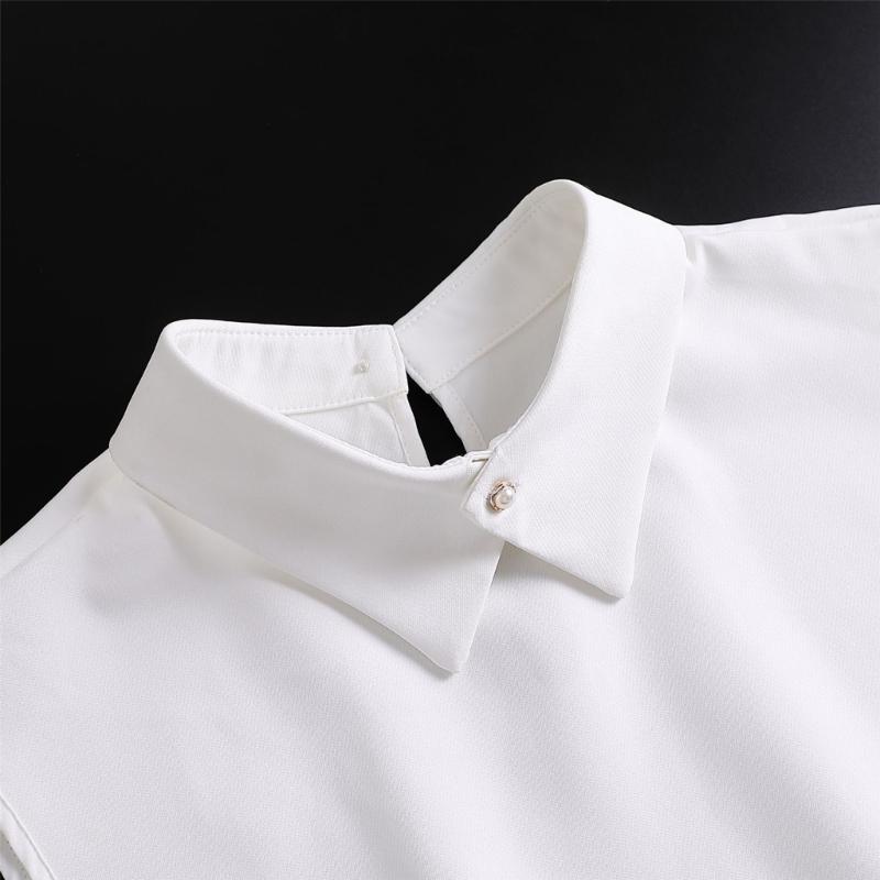 Breathable Lapel Collar Detachable Collar Turn Down Collars Decorative Neckwear for Women Formal Event Styling Accessory