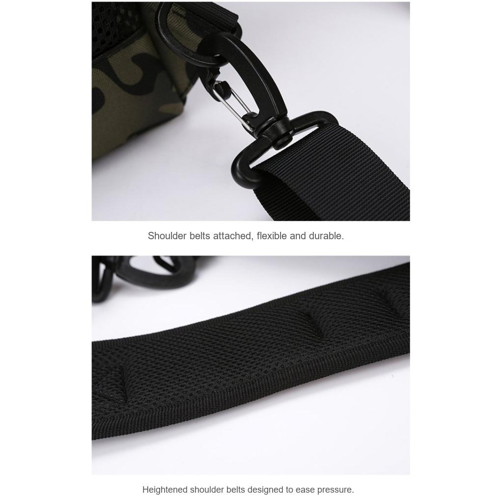 Crossbody Bag Unisex Oxford Multi Pocket Fishing Outdoor